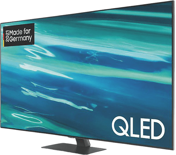 Schwarz Samsung TV 55" GQ55Q80AATXZG QLED 4K.3