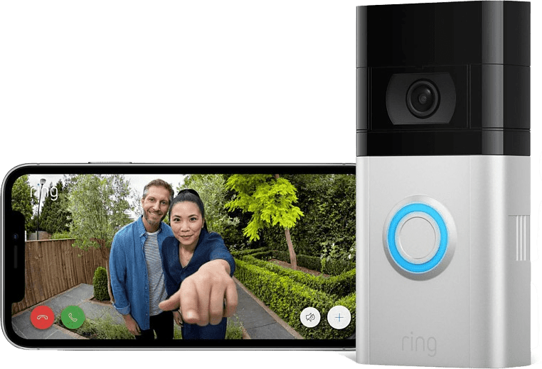 Negro / Plata Ring Video Doorbell 4.2