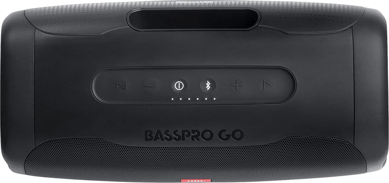 Black JBL BASSPRO GO Portable Bluetooth Party Speaker.5