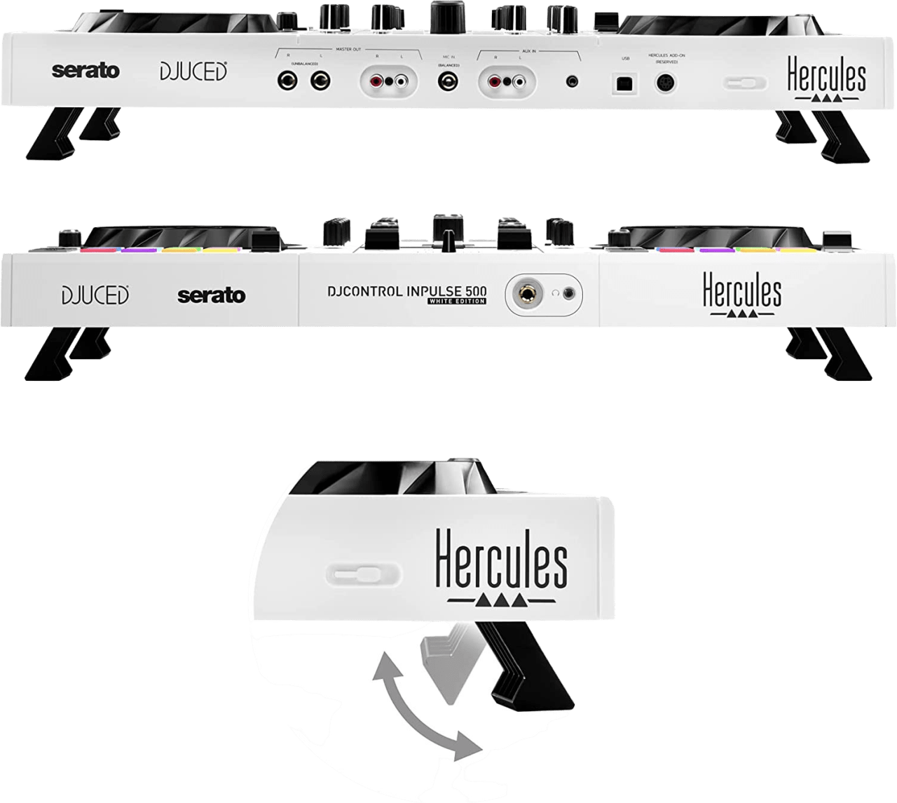 Weiß Hercules Inpulse 500 DJ Controller.2