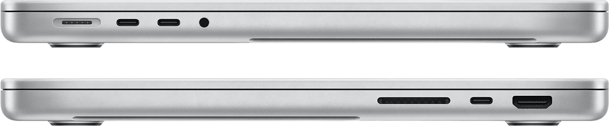 Silver MacBook Pro 14" - Apple M1 Pro Chip - 16GB Memory 1TB SSD Integrated 16-core GPU (Latest model).3