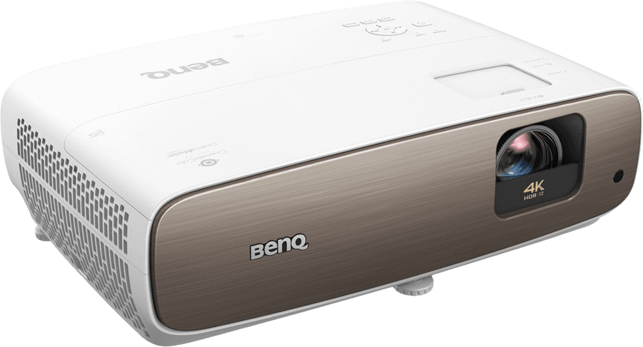 White Benq W2700 Projector - 4K.3