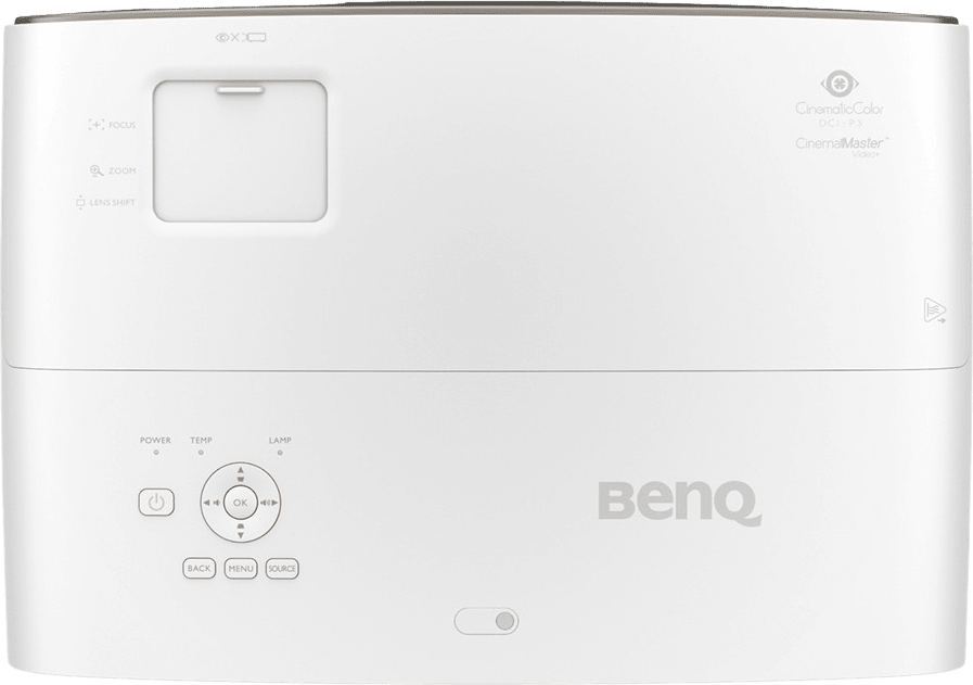 White Benq W2700 Projector - 4K.4