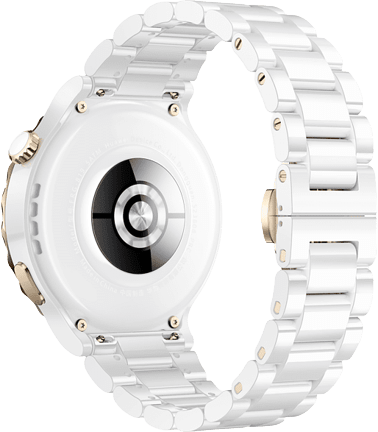 Weiß Huawei GT 3 Pro Smartwatch, Keramikgehäuse und Keramikarmband, 43 mm.2