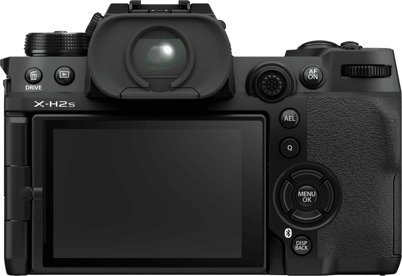 Schwarz FUJIFILM X-H2S Spiegellose Kamera.2