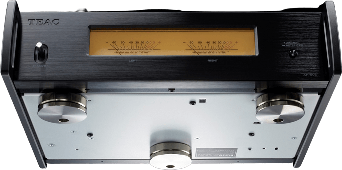 Schwarz TEAC AP-505 Stereo-Leistungsverstärker.3