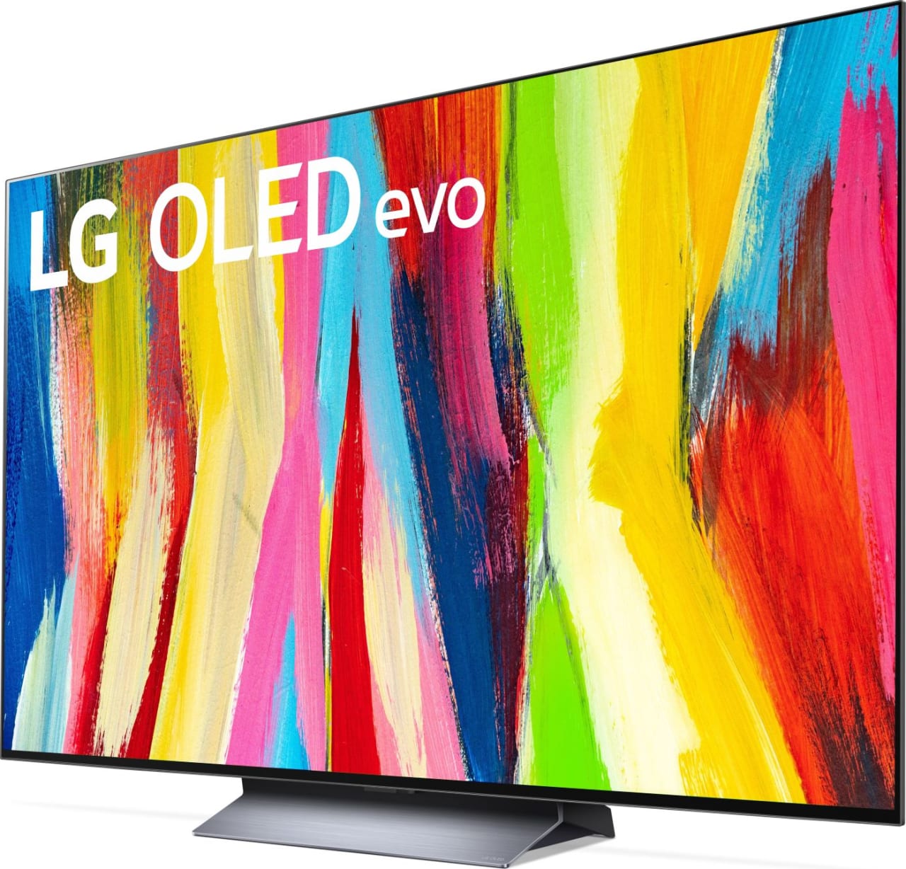 Schwarz LG TV 77" OLED77C27LA UHD 4K.2
