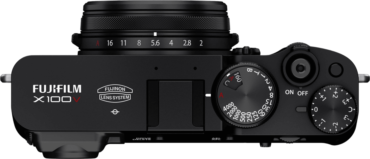 Schwarz Fujifilm X100V Kompaktkamera.2
