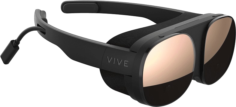 Black HTC Vive Flow Virtual Reality Headset.3