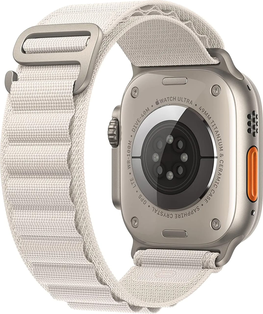 Polarstern Apple Watch Ultra GPS + Cellular, Silver Titanium Case and Alpine Loop, L.3