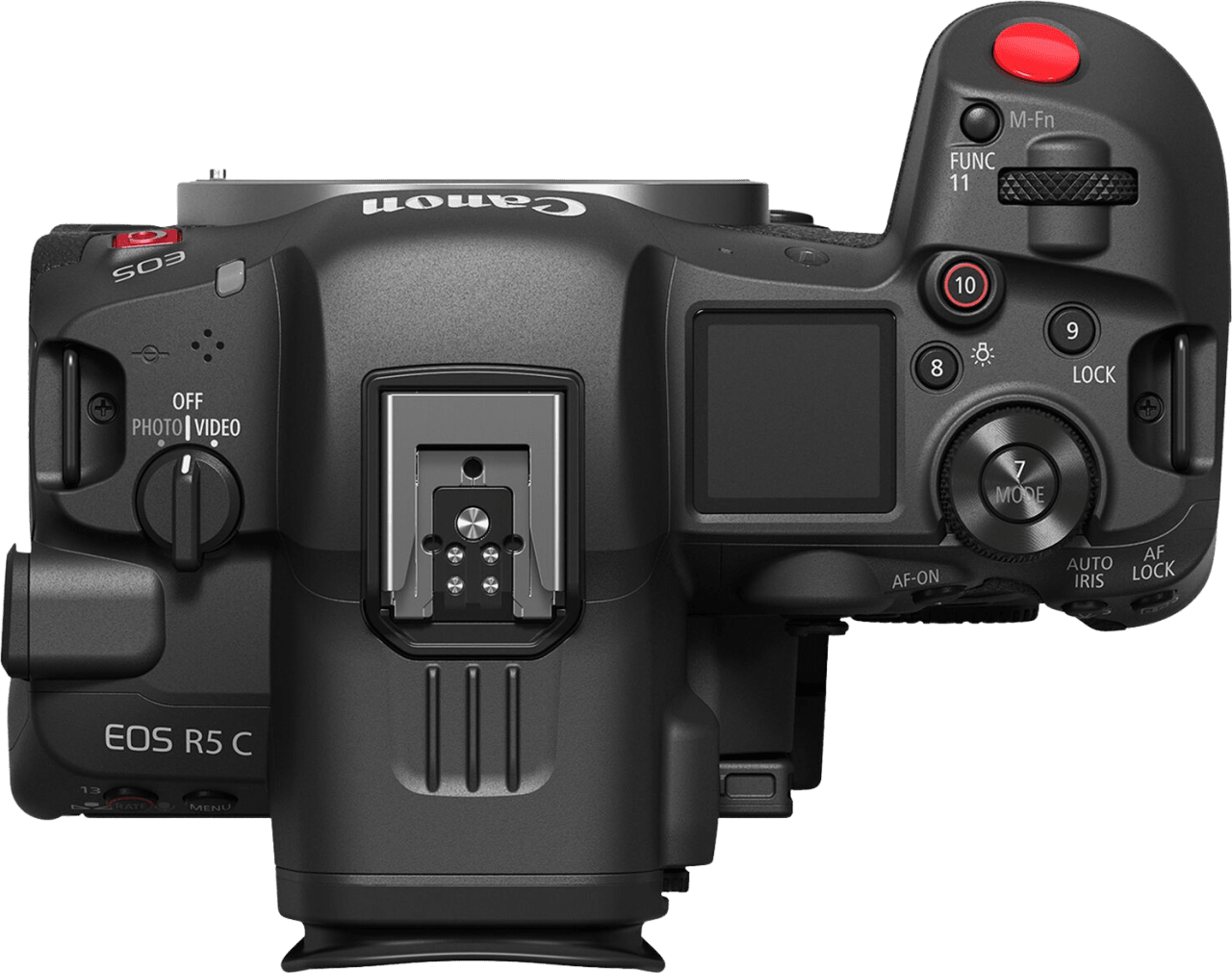 Schwarz Canon EOS R5C Cinema Kamera.3