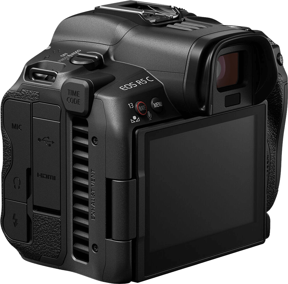 Schwarz Canon EOS R5C Cinema Kamera.6