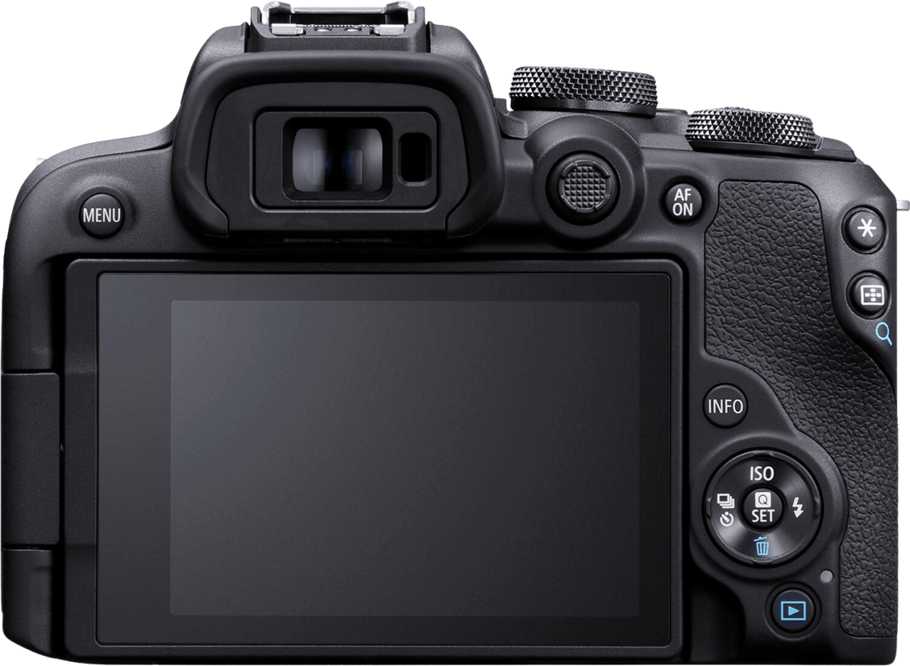 Schwarz Canon EOS R10 + RF-S 18-45mm f/4.5-6.3 IS STM + EF-EOS R Bajonett-Adapter.4