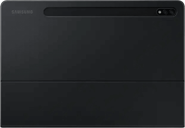 Schwarz Samsung Galaxy Tab S8 / S7 Book Cover Keyboard Slim.2