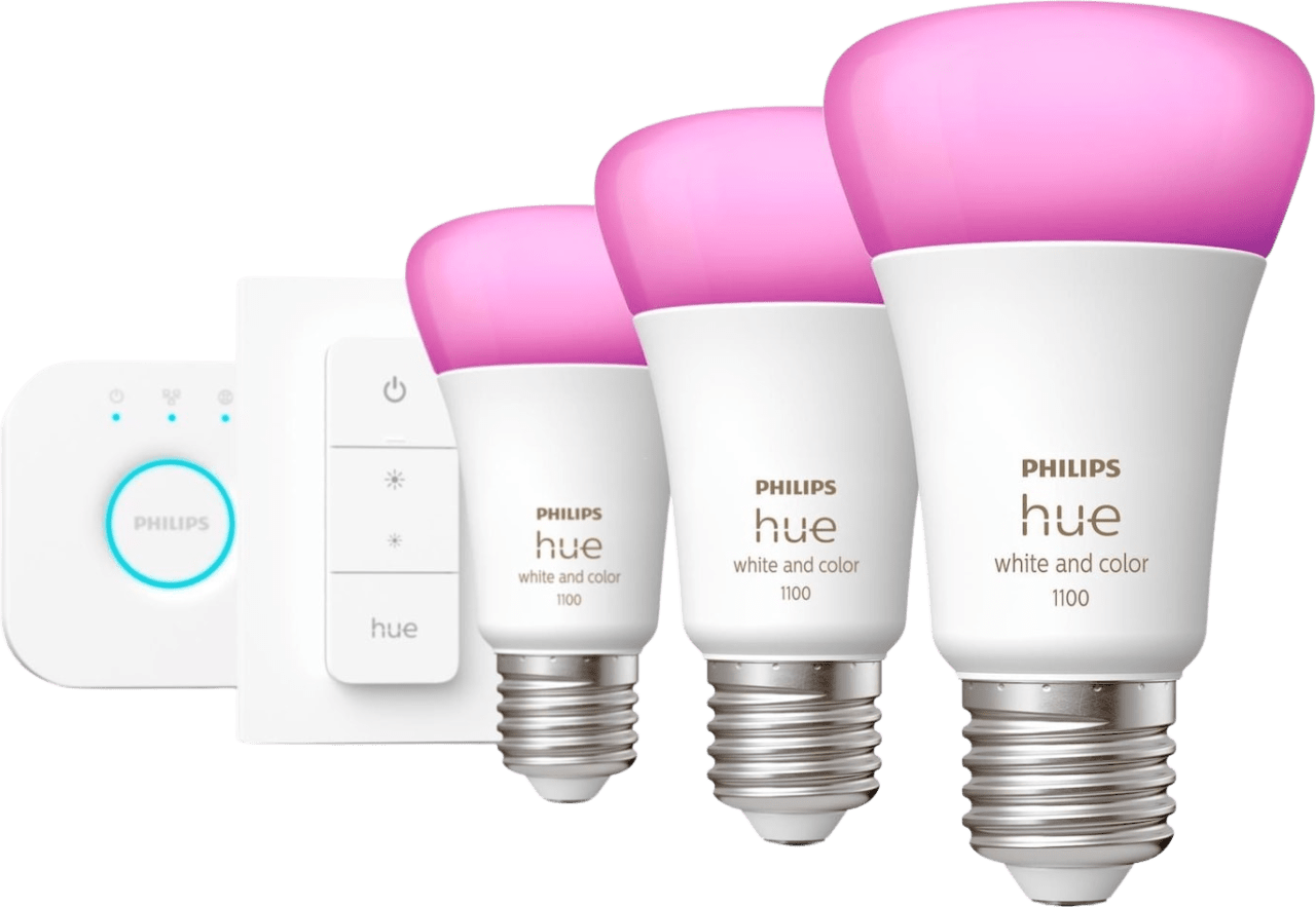 Weiß Philips Hue White & Color Starter Pack E27.1
