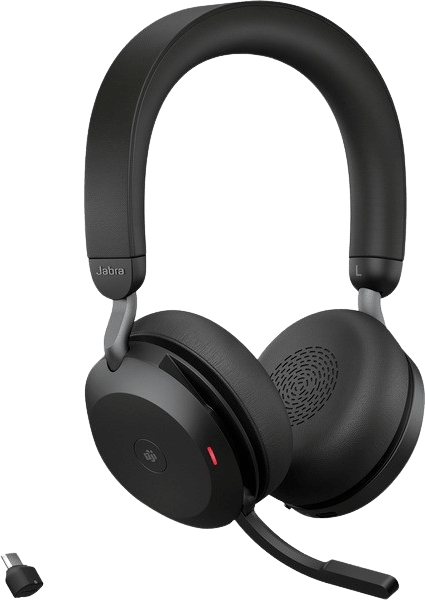 Schwarz Jabra Evolve2 75 MS Office Headphones.1