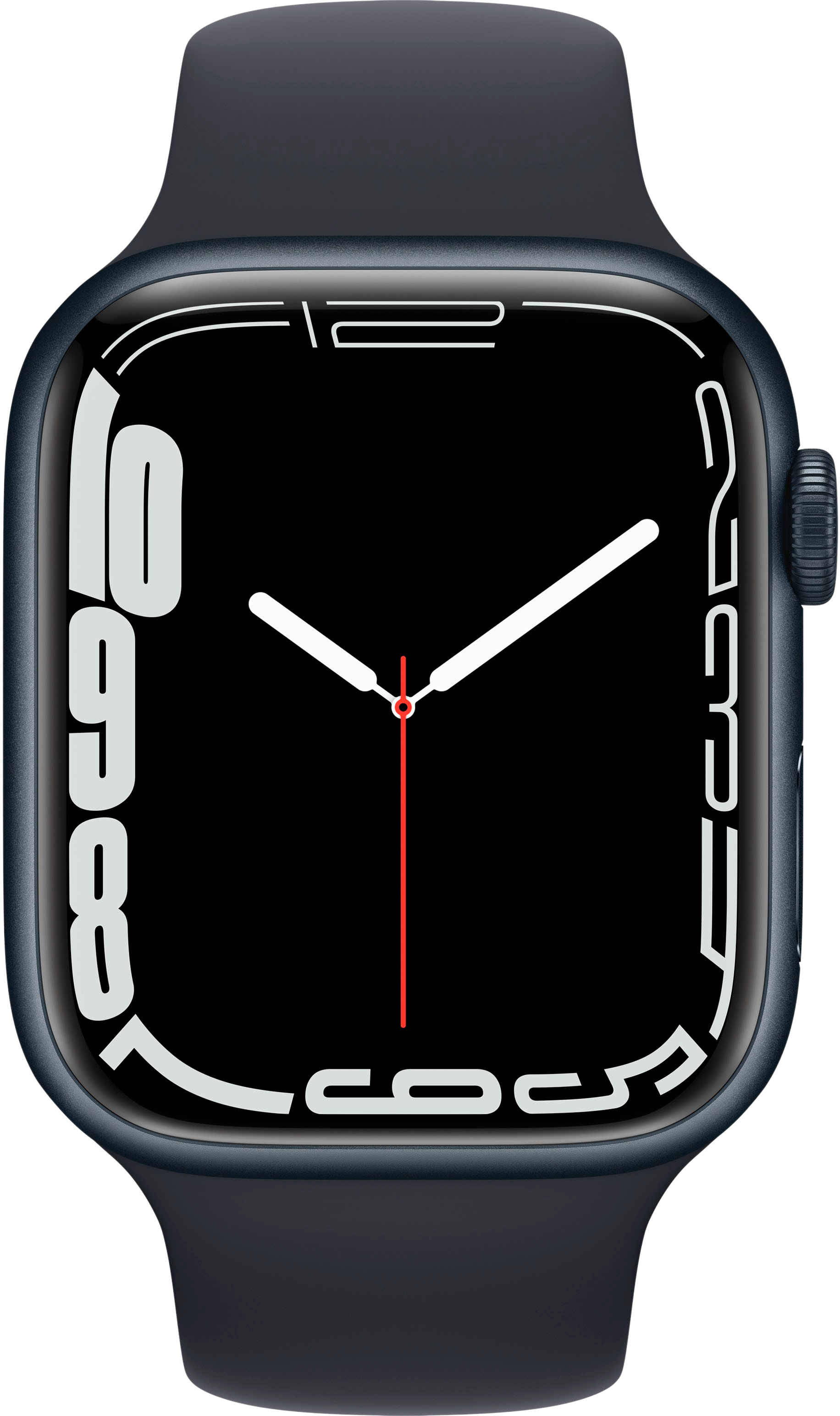Midnight Apple Watch Series 7 GPS + Cellular, Aluminium Case and Sport Band, 45mm.2