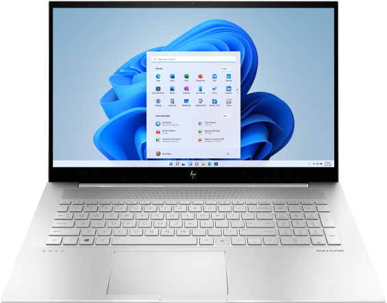 Silver HP ENVY - English (QWERTY) Laptop - Intel® Core™ i7-1195G7 - 12GB - 512GB SSD - Intel® Iris® Xe Graphics.1