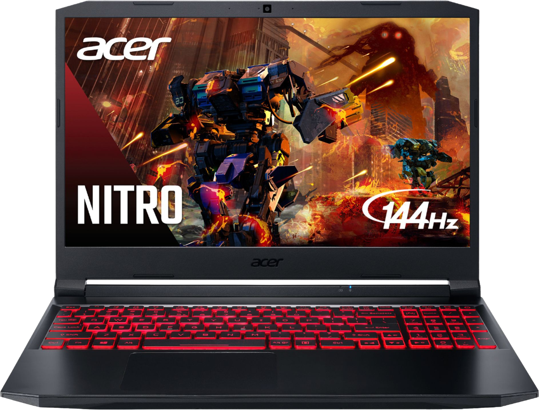 Black ACER Nitro 5 - English (QWERTY) - Gaming Laptop - Intel® Core™ i5-11400H - 8GB - 256GB SSD - NVIDIA® GeForce® GTX 1650.1
