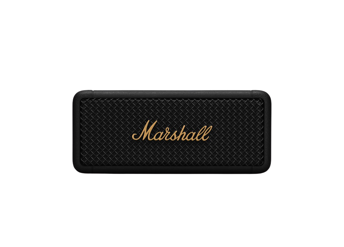 Black/Brass Bluetooth Speaker Marshall Emberton Bluetooth Speaker (US).2