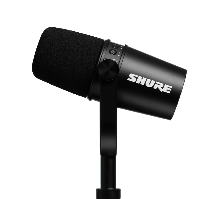 Black Shure MV7 Podcast Microphone.5