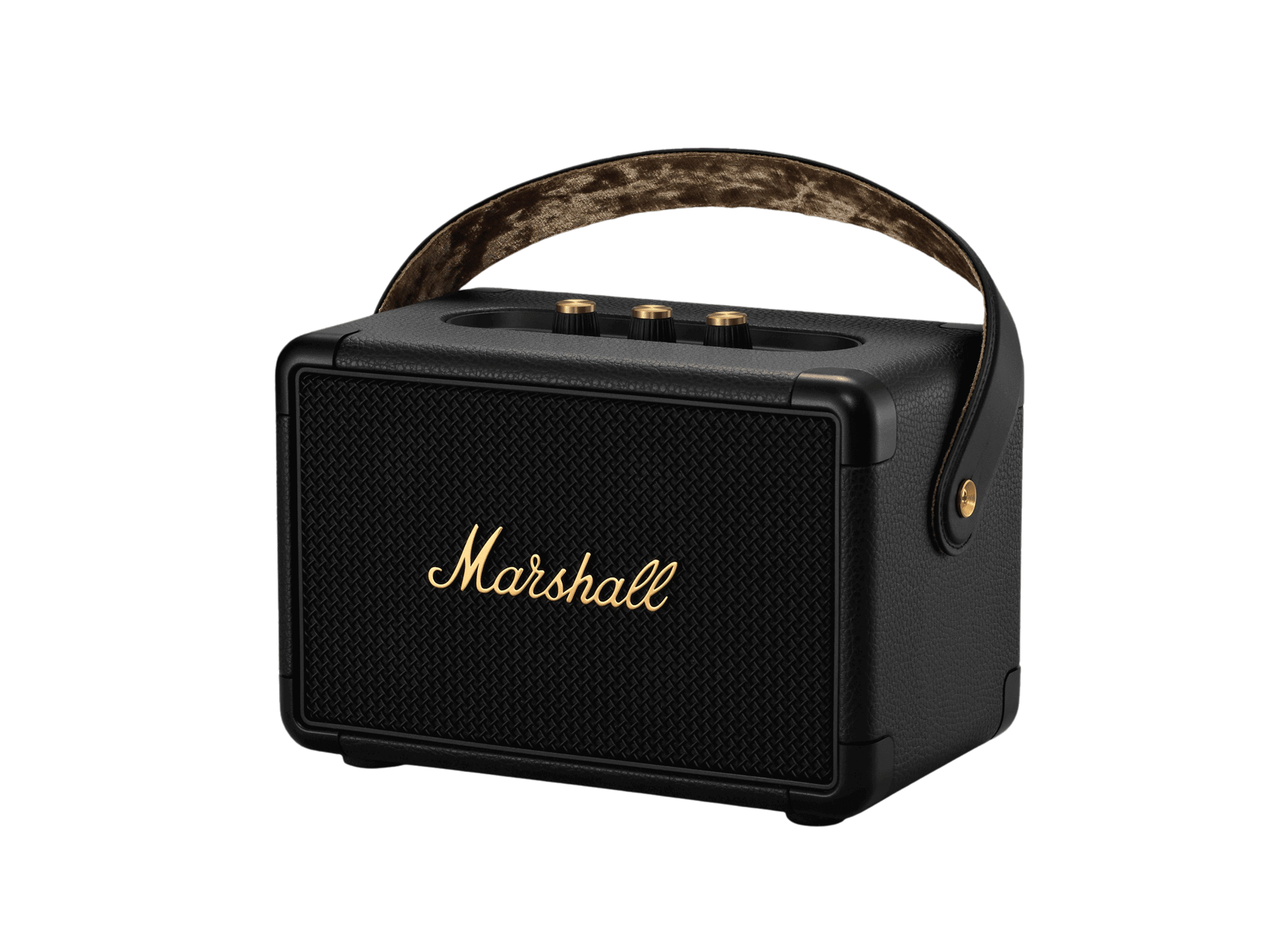 Marshall Altavoz Bluetooth portátil Middleton, negro y latón