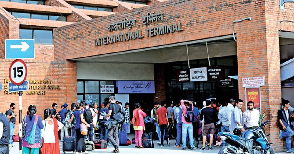 विदेश जान लागेका १५६ लाई विमानस्थलबाट फर्काइयो