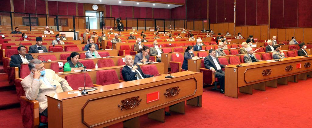 एमालेको विरोधपछि राष्ट्रियसभाको बैठक स्थगन