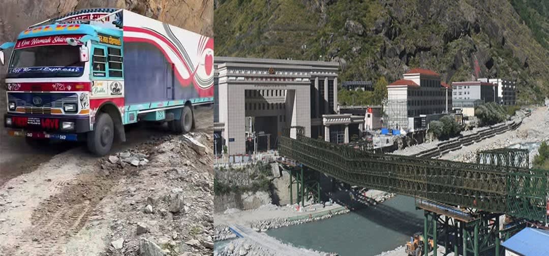 बेलिब्रिज निर्माण पश्चात छ महिनापछि रसुवागढी नाका सञ्चालनमा आयो