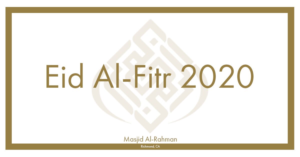 Eid Al-Fitr 2020