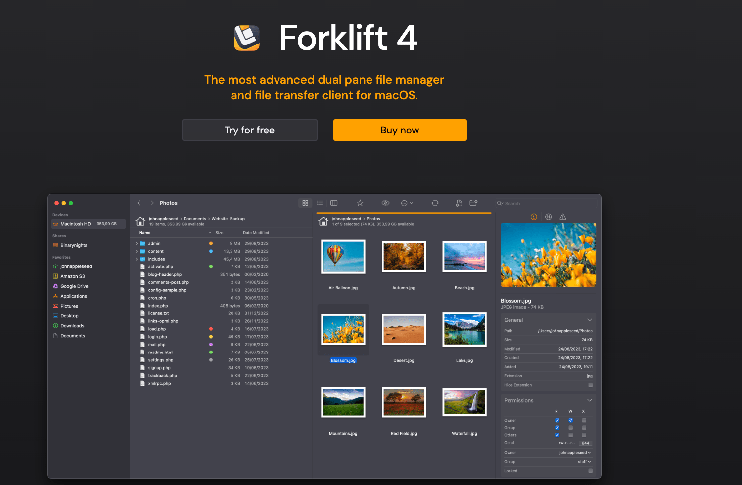 Forklift 4 Mac FTP client & SFTP