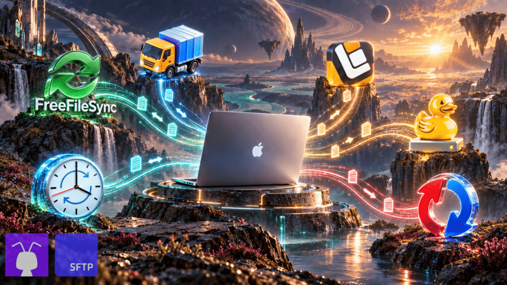 local remote sync mac sftp ftps tool comparison