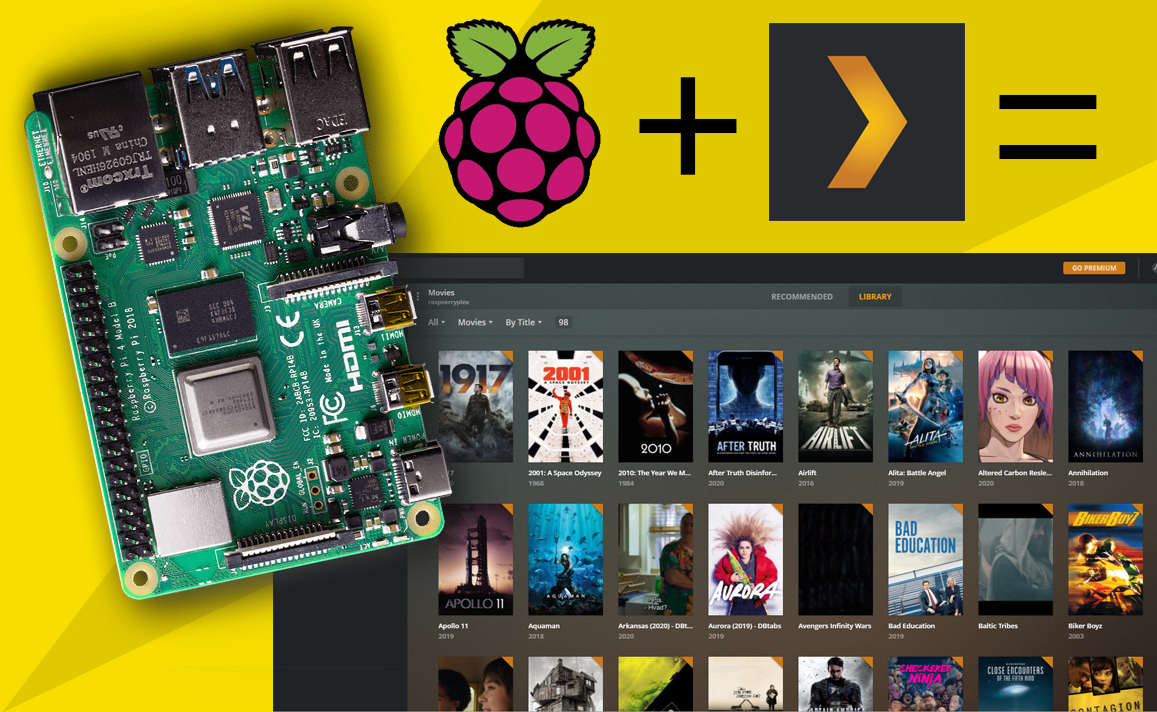 plex media server raspberry pi version command