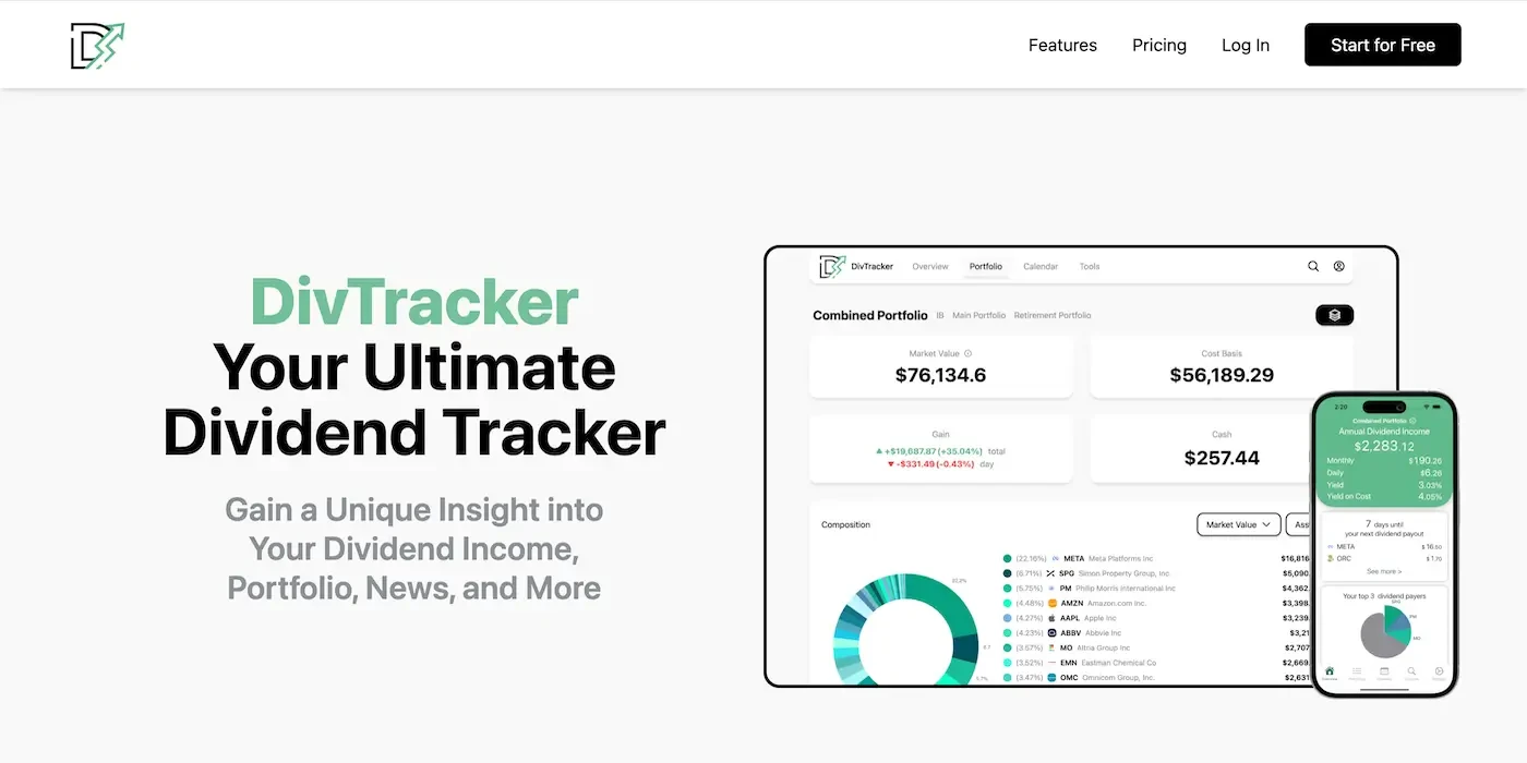 DivTracker Screenshot
