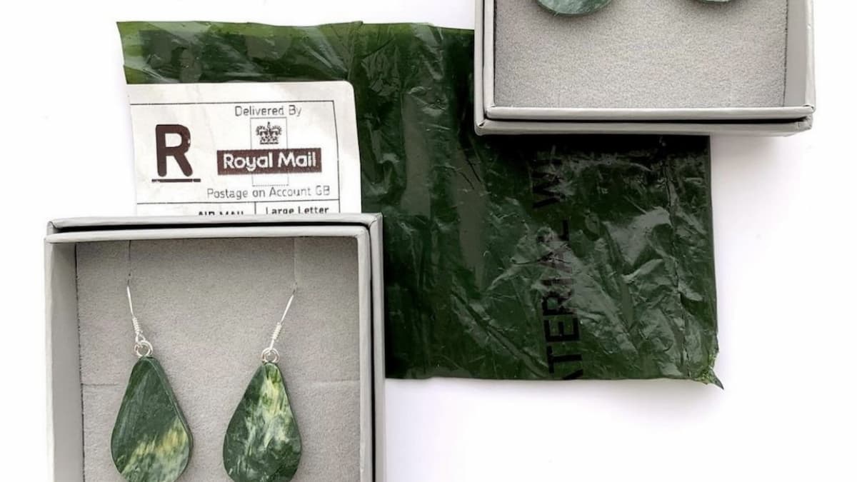 Recycling packaging in to earrings is one more small step towards sustainability