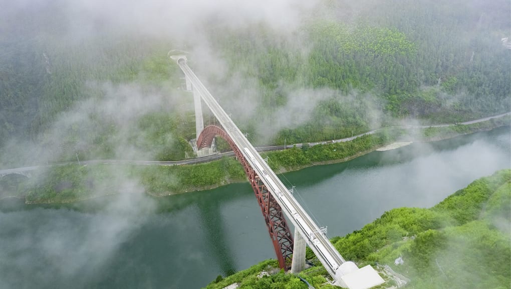 Youshui Bridge top view