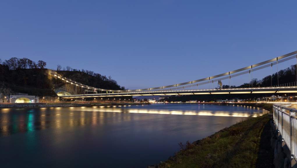 Night view of the bridge. Copyright: Conné d'Grachten, 2026.