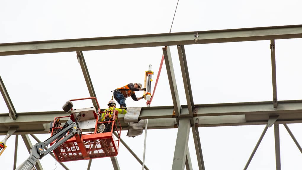 During construction. Copyright: James Juarez, 2026.