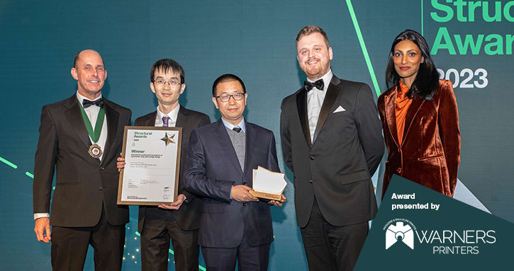 Winners of SA 2023 - Youshui Bridge receive their award 