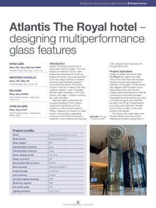 Atlantis The Royal hotel – designing multiperformance glass features