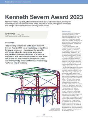 Kenneth Severn Award 2023: How should structural engineers ensure designs remain constructible?