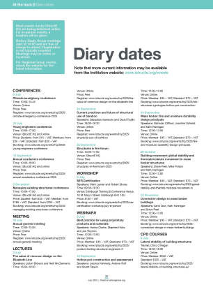 Diary dates (July 2025)