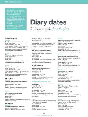 Diary dates (June 2025)