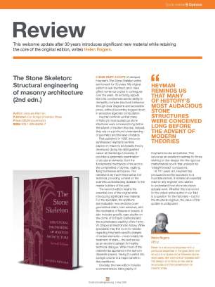 Book review: The Stone Skeleton: Structural engineering of masonry architecture (2nd edn.)