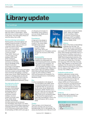 Library update: Tall buildings