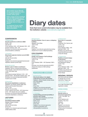 Diary dates (September 2022)