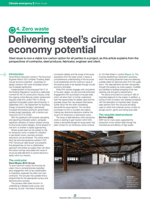 Delivering steel's circular economy potential