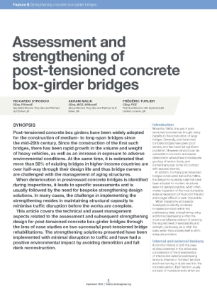 Assessment and strengthening of post-tensioned concrete box-girder bridges