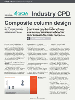 Industry CPD: Composite column design