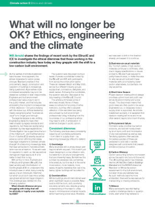 What will no longer be OK? Ethics, engineering and the climate